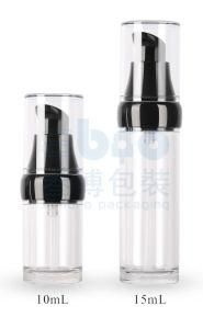 Small Capacity Cosmetic Packaging Transparent Plastic Bottle for Lotion Essence