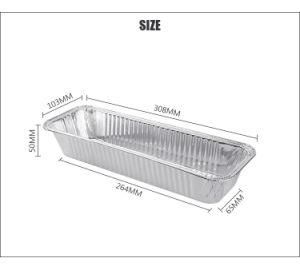 Re308 Differnet Capacity Aluminum Foil Tray Heat Sealable
