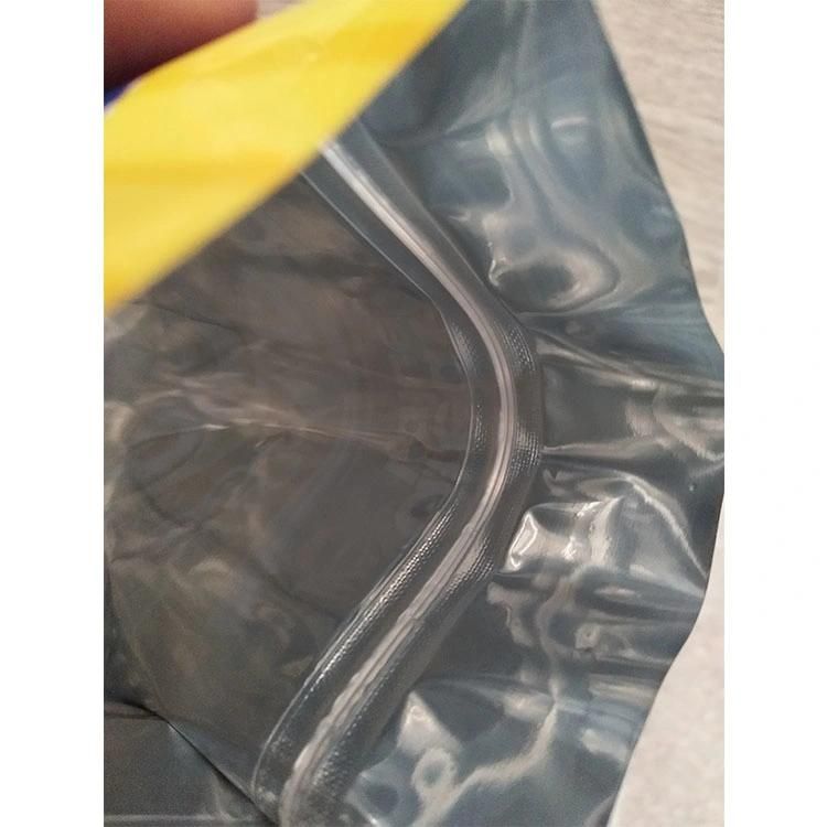 Stand up Pouch/Plastic Bags Glossy with Zipper and Tear Notches for Snack