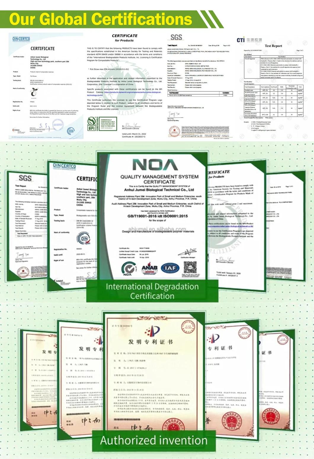 Biodegradable Garment Bags PLA Pbat Compostable Garment Packaging Bags
