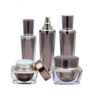 60ml 120ml Cone Plastic Acrylic Luxury Cosmetic Cream Lotion Pump Bottle