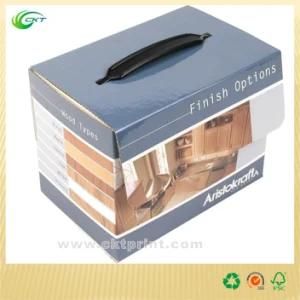 Custom Corrugated Paper Box with Handle (CKT-CB- 137)