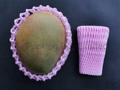 Pink Color Foam Net for Packaging Mango