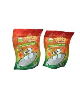 Matt Effection Finished Stand up Pouch with Zipper and Special Shape Packaging Bag for Snack