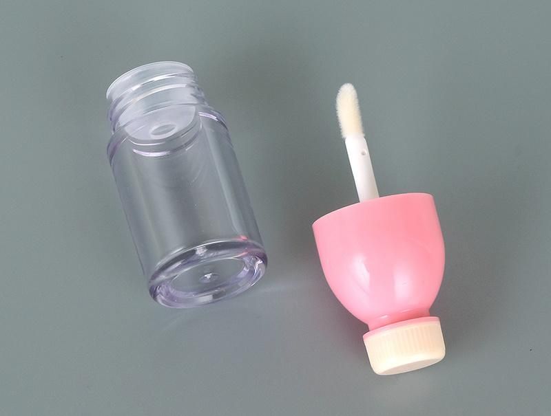 Hot Sale 5ml Mini Cute Clear Tubes Plastic Lip Gloss Packaging Cute Plastic Packing for Lip Gloss Cute Packaging Lip Gloss