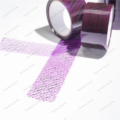 Carton Box Sealing Tamper Evident Security Tapes for Ensuring Products Documents Safe
