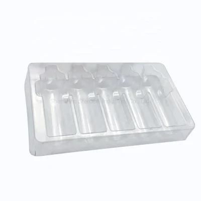 5 Compartments Medicine Bottle Clear Blister Tray