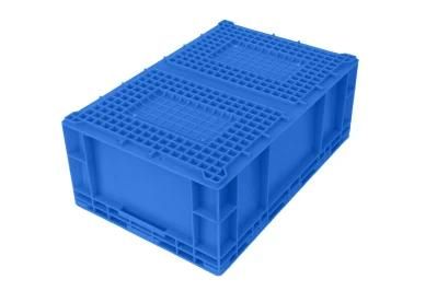 HP5c Plastic Turnover Logistics Container Box HP Standard Auto Parts Logistic Box Durable Opaque Plastic Storage Boxes