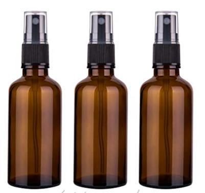 Amber Glass Spray Bottles for Essential Oil Empty Small Fine Mist Spray Bottle