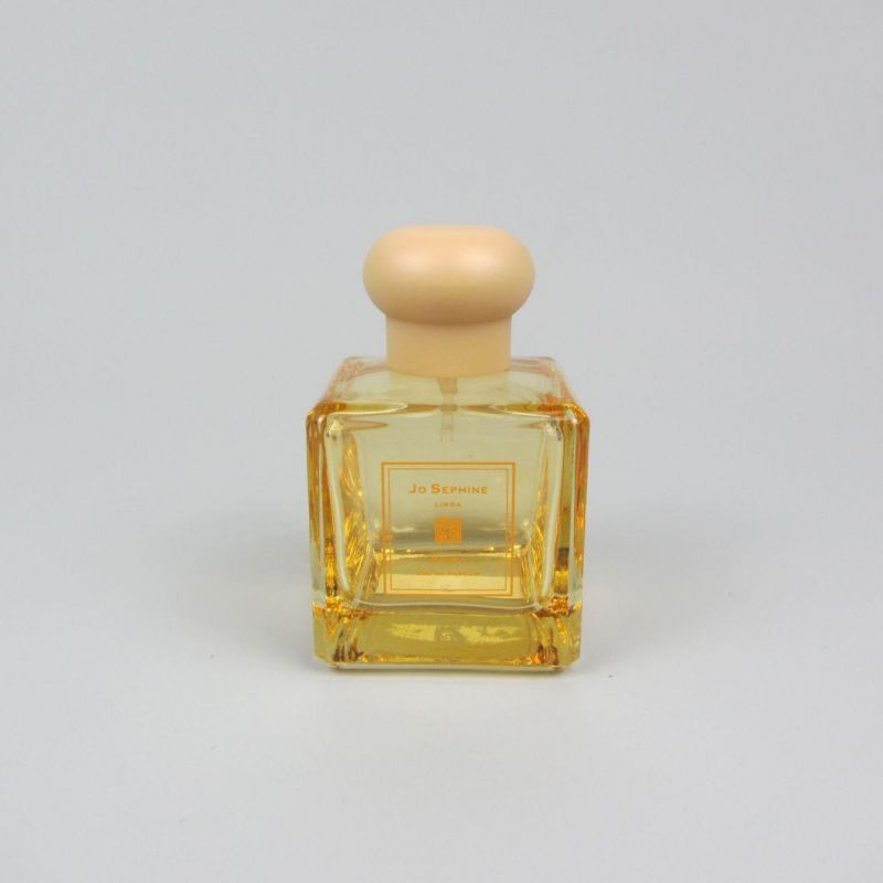 50ml Empty Square Glass Perfume Spray Bottle