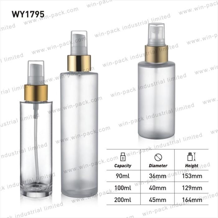 Winpack Best Selling Shiny Gold Pump Frosted Plastic Hand Soap Bottle 100ml
