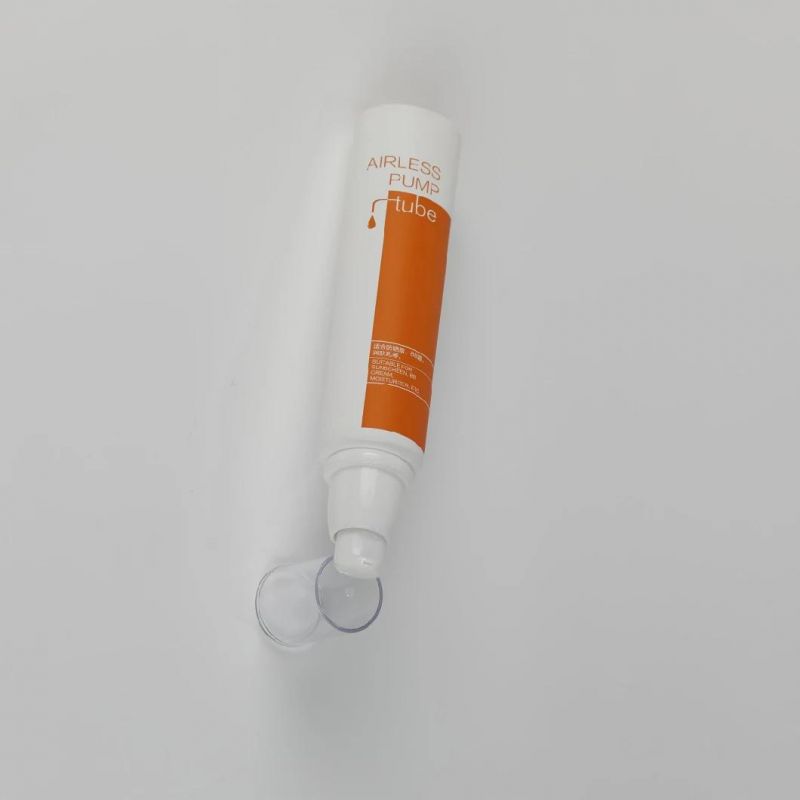 Hot Sale Colorful Airless Pump Plastic Soft Touch Squeeze Packaging Tube