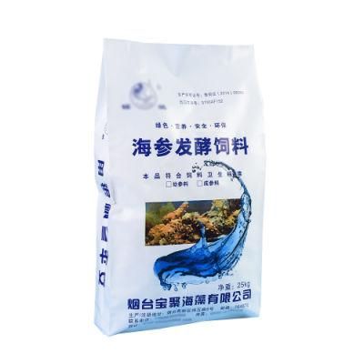 Wholesale Feed Bag Animal Feed Packaging Bags Plastic Woven Bag with BOPP Laminated Chicken Fish Food Bag