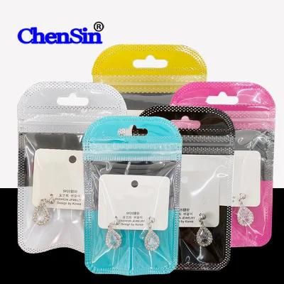 Accessories Packing Clear White Plastic Zip Lock Bag