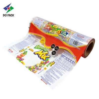 Candy Packaging Films Plastic Roll Stock Chips Nuts Food Candy Chocolate Bar Packaging Printed BOPP Film Plastic Roll