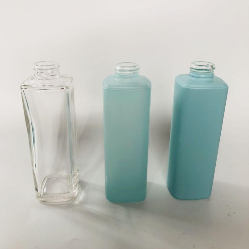 100ml Luxury Empty Clear Skincare Packaging Glass Cosmetic Lotion Bottle