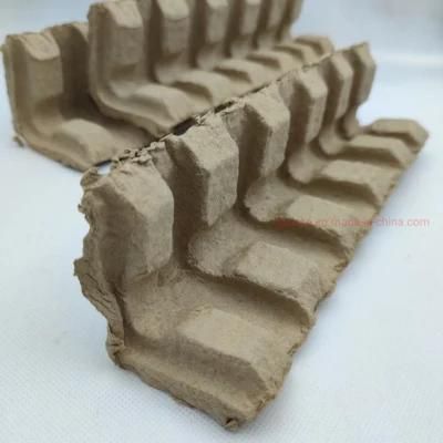 Molded Pulp Edge Protector Furniture Transport Packaging Paper L Shaped Protector for Pallet Corner
