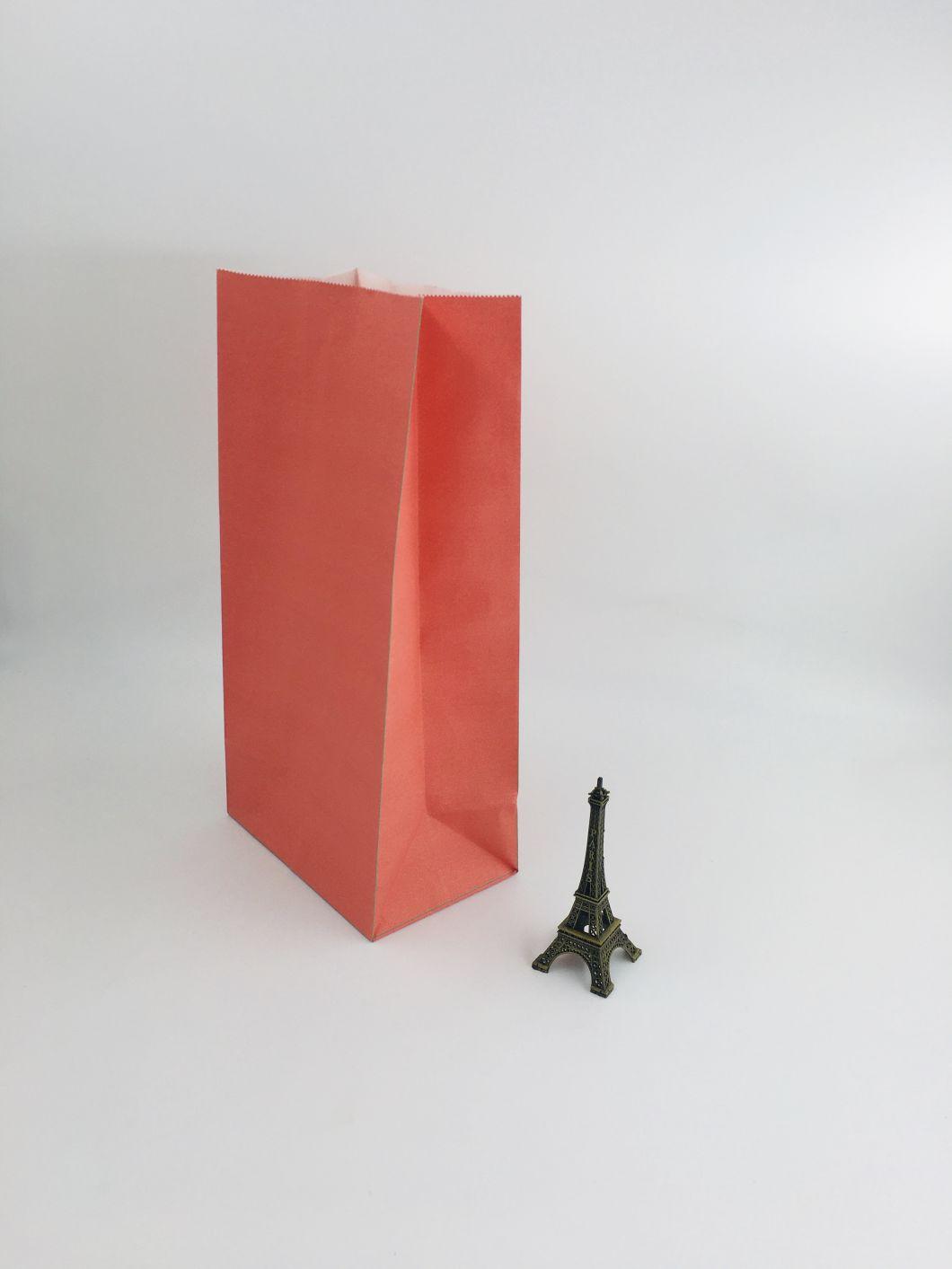 Bread Lunch Food Packaging Printed Kraft Sos Paper Bag Manufacture