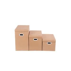 Good Quality A4 File Storage Cardboard Boxes with Handles