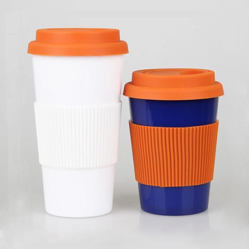 Reusable Soft Rubber Coffee Cup Wrap Glass Bottle Silicone Sleeve