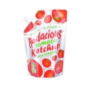 Custom Logo Print Spout Pouch for Food Drink Juice Beverage Packaging Pouch Zip Lock Sachet Tomato Sauce Packaging Bag