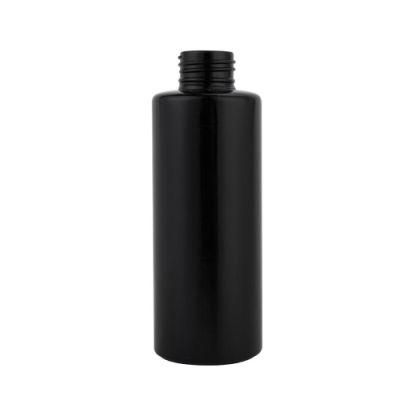 Empty Black Cosmetic Glass Bottle