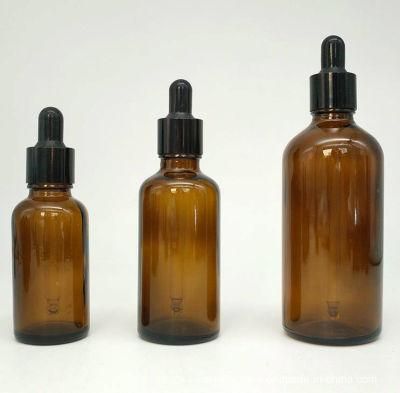 Cosmetic Packaging OEM 10/20/50ml Amber Transparent Essential Oil Glass Bottle