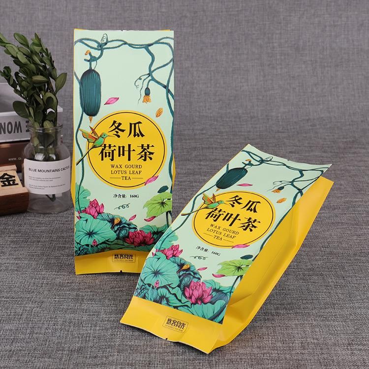 Customized Printing Plastic Side Gusseted Pouch Bag for Cereal Oats Porridge Grain