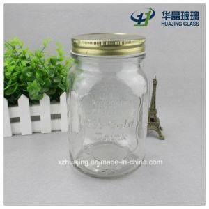 1000ml 1liter Bulk Ice Cold Engraved Food Glass Mason Jar