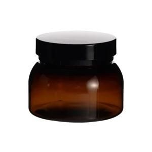 80 Ml 2.6 Oz Plastic Pet Heavy Wall Amber Jar Make up Jar