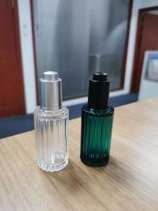 Colorful Plastic Cosmetic 15ml 30ml Oil PETG Press Dropper Bottle