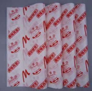 Cheap Food Grade Printed Greaseproof Burger Sandwich Wrapping Paper