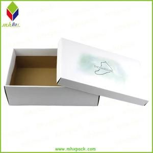 Custom Corrugated Paper Packaging Shoe Box with Lid