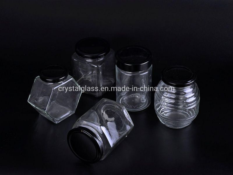 Clear Glass Mason Jar with Lid and Bands 12oz 16oz