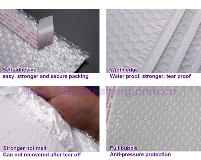 Hot Sale Mailers Padded Shipping Envelope with Bubble Mailing Kraft Bag