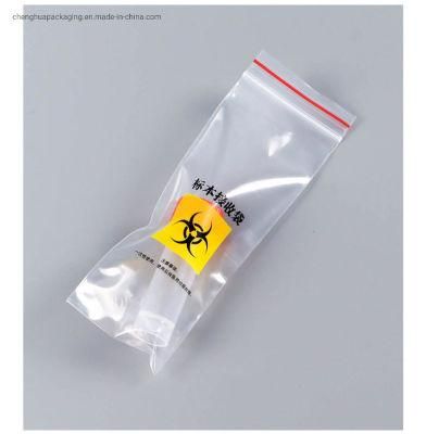 Biohazard Specimen Zip Lock Specimen Bag for Lab