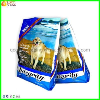 2.5kg Environmental Friendly 100% Biodegradable and Compostable Pet Food Bag Flat Bottom Animal Pet Food Packaging with 8-Side Sealing.