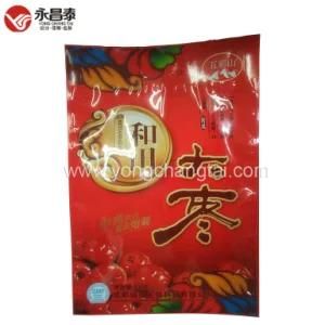 Food Plastic Packaging Bag with Side Gusset for Red Jujubae