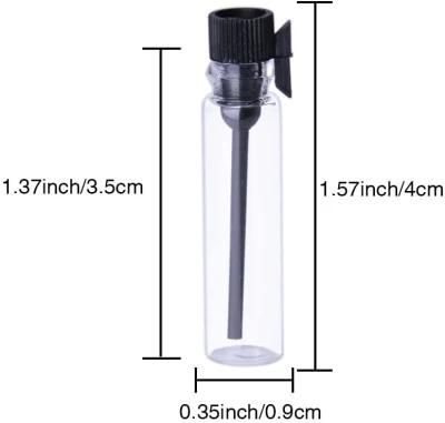 1ml Perfume Vials Mini Perfume Test Sample Glass Bottle