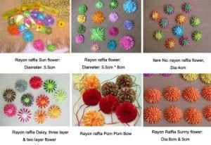 Rayon Raffia Flowers