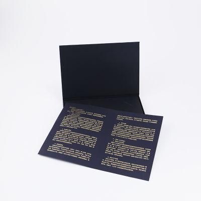 Gold Foil Black Paper Envelope VIP Tag