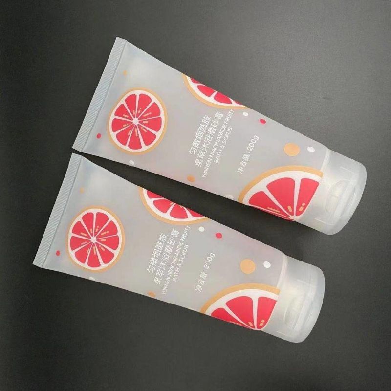 60ml Plastic Tube with Offset Printing Soft LDPE Cosmetic Plastic Face Wash Cream Tube Packaging