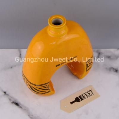 Custom Unique Ceramic Rum Bottle 750ml