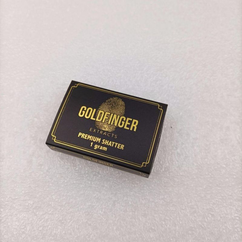 Gold Foil Hot Stamping Match Box for Vape Packging