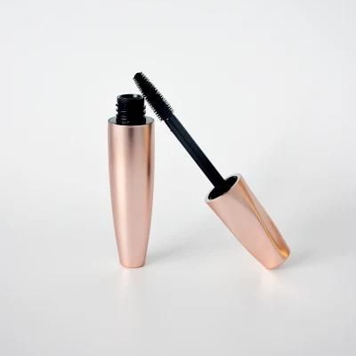 Bamboo Empty Mascara Tube for Cosmetics Skin Care Round Aluminium Mascara Tube Rose Silver Mascara Container