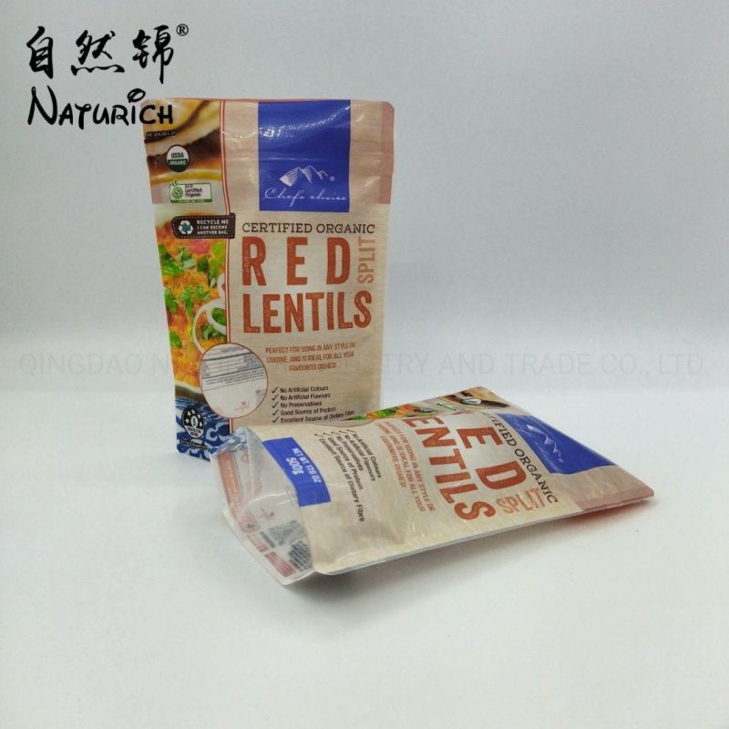 Digital Printing Recyclable Food Packing Mylar PE Bag with Zipper Plastic Pouch