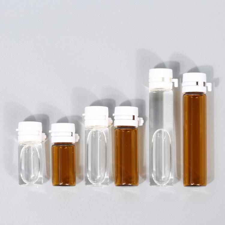 2ml 3ml 5ml 7ml Raw Liquid Vial Essence Oil Glass Bottle Serum Glassware
