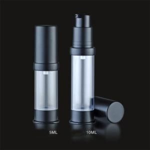 30ml Clear Plastic Packaging as Black Airless Lotion Bottle