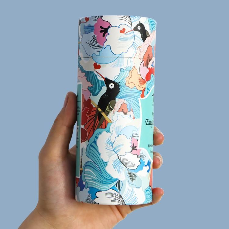 Firstsail Eco Friendly Luxury Cylinder Gift Box Packaging Wedding Bouquet Flower Valentine Big Paper Tube for Mother′s Day Birthday