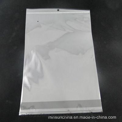 Clear OPP Plastic Packing Bags with Header and Self Adhesive